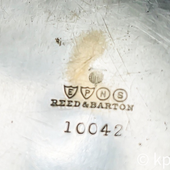 Vintage Reed and Barton Small Dinner Tray - Picture 3 of 5